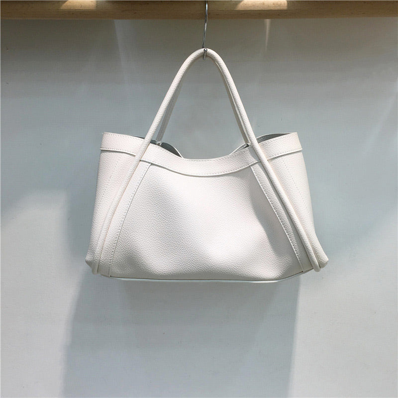 Super Large Capacity 👜 Women's PU Leather Tote Bag with Matching Purse