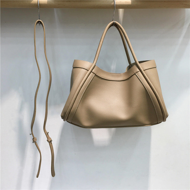 Super Large Capacity 👜 Women's PU Leather Tote Bag with Matching Purse