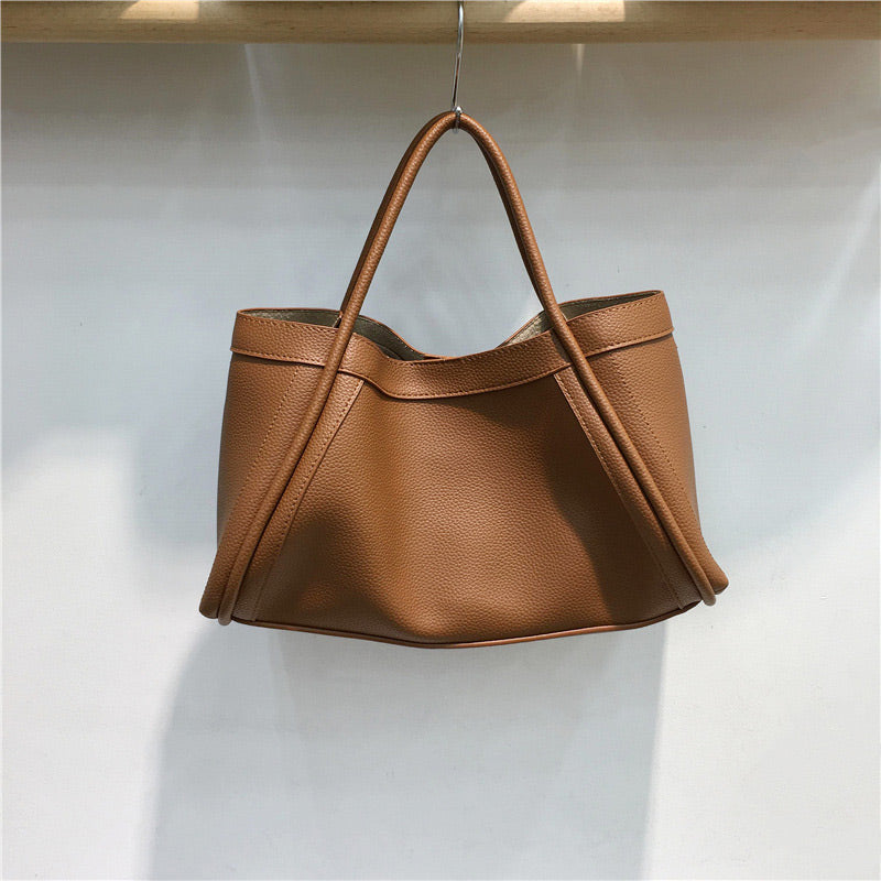 Super Large Capacity 👜 Women's PU Leather Tote Bag with Matching Purse