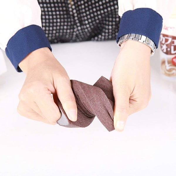 🍽️Get 20PCS for only 🔥Kitchen Diamond Sand Sponge Brush—Dual-Sided Cleaner! ✨ (🔥Buy more for greater savings!)