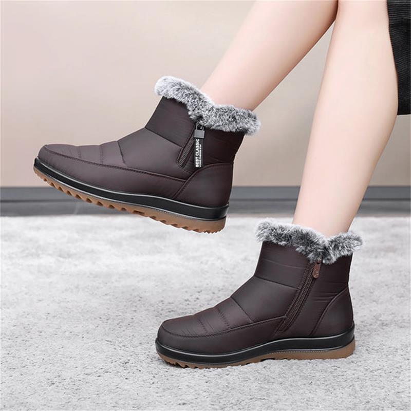 Winter -hostile warm cotton boots of women winter festival