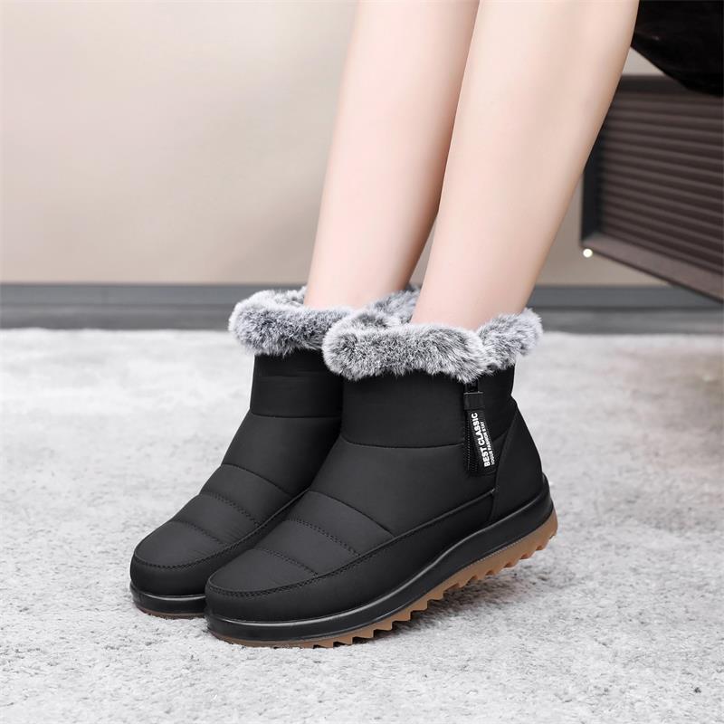 Winter -hostile warm cotton boots of women winter festival