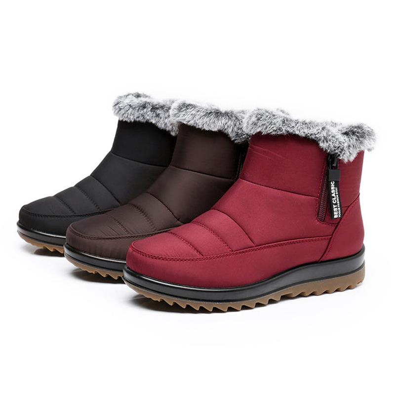 Winter -hostile warm cotton boots of women winter festival