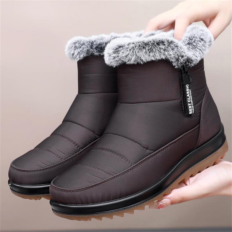 Winter -hostile warm cotton boots of women winter festival