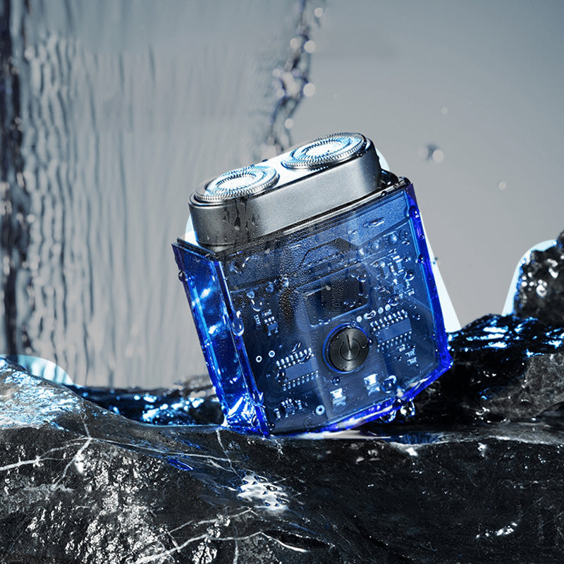 💥Limited Time Sale 49% OFF💥 Transparent Mini Electric Shaver with Low Noise - The best gift for men!