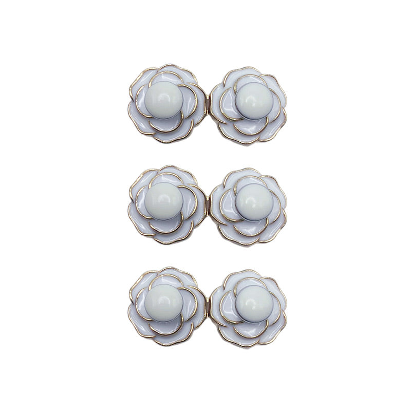 Detachable Camellia Waist Buckles for Loose Jeans