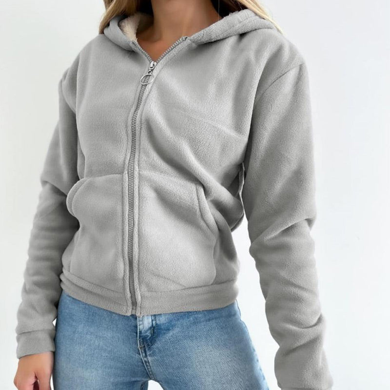 🔥Women's Lined Zip-Up Hoodies