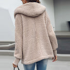 ✨Get 50% off💖Women's Soft Fuzzy Hooded Jacket with Pockets