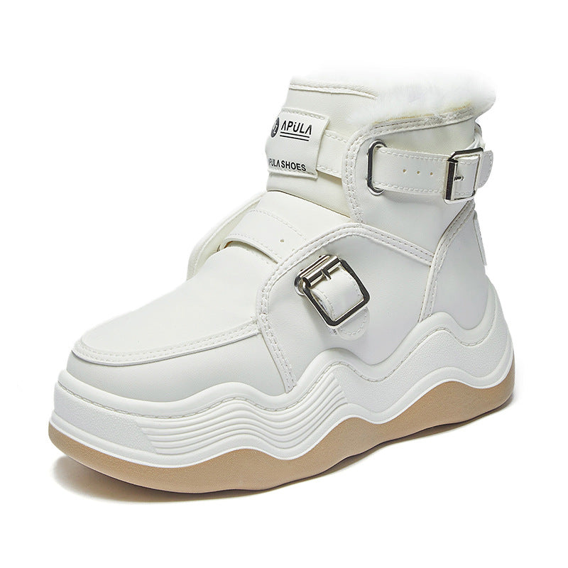Warm Thick Bottom High-Top Sports Shoes