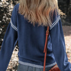 Women's Casual Knit Pullover Sweater