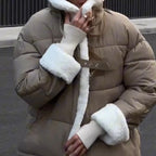 ✨Get 50% off💖Women's Thick Warm Splicing Short Jacket