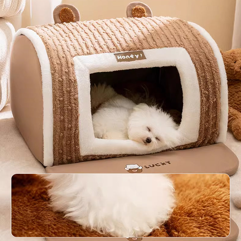 🐱🐶Spacious Insulated Soft and Breathable Cat and Dog House