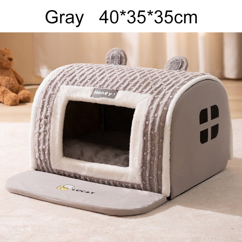 🐱🐶Spacious Insulated Soft and Breathable Cat and Dog House