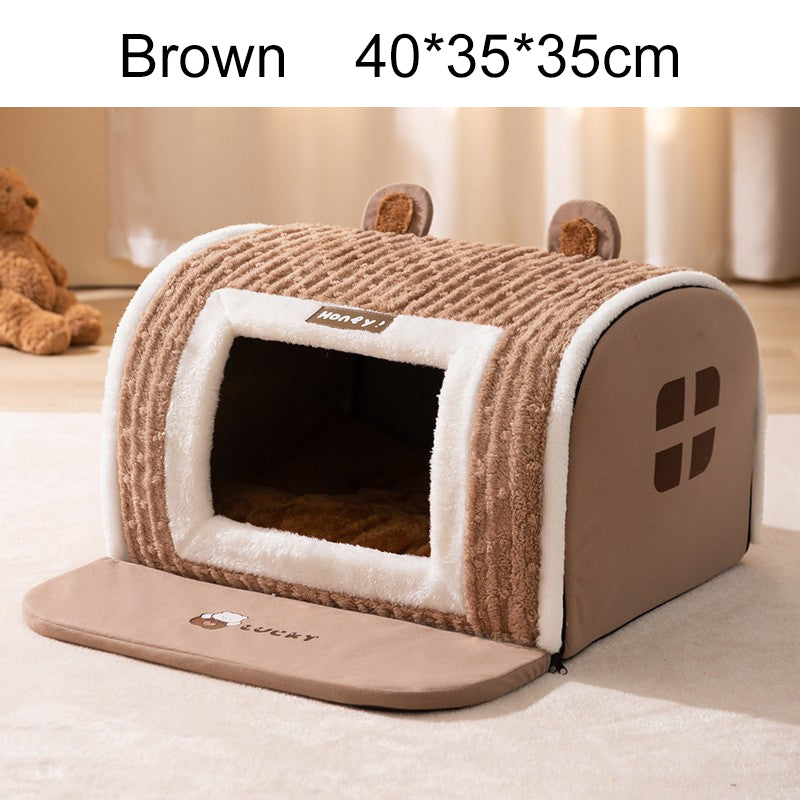 🐱🐶Spacious Insulated Soft and Breathable Cat and Dog House