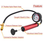 🚗 15 Pcs Radiator Leak Tester Kit｜Pro Pressure Test, No Missed Leaks 💧