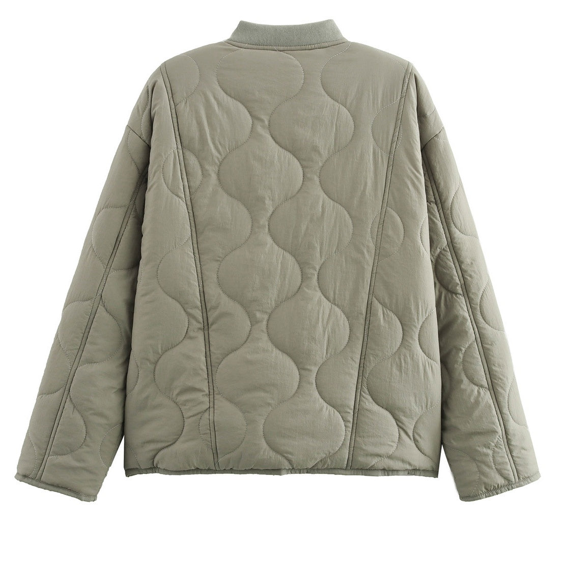 Women's Fashion Warm Button Down Cropped Jacket