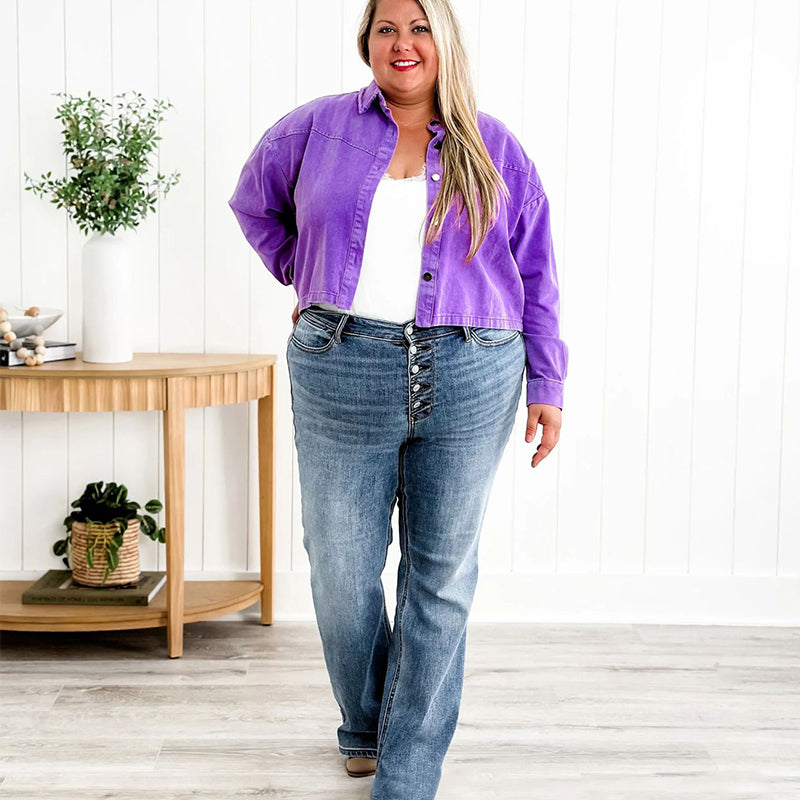 Women’s Button-Fly Bootcut Jeans