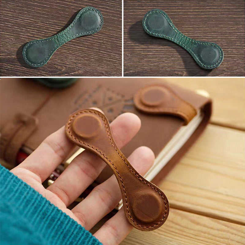 🎅🎄Christmas Early Sale 49% OFF🎄Vintage Magnetic Leather Bookmark