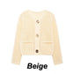 🎅Xmas Sales - 50% OFF🎄Women's Fashion Cut-Out Knitted Cardigan