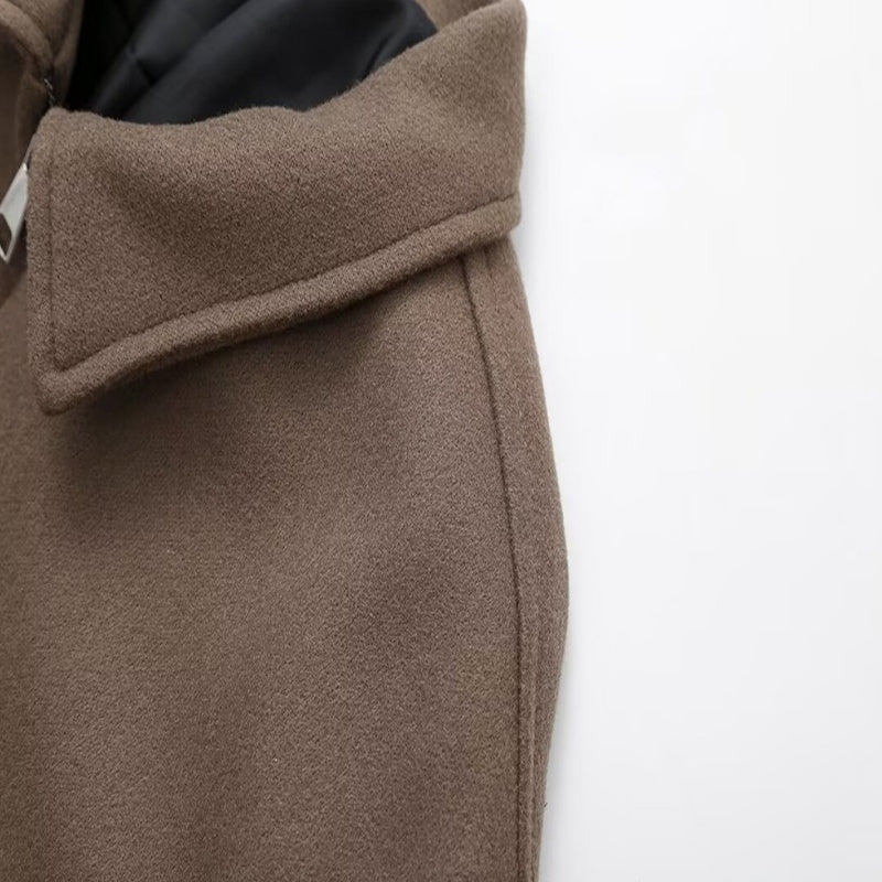 🔥🖤Early Black Friday Sale:48% OFF🖤Women's Solid Color Zippered Lapel Short Jacket