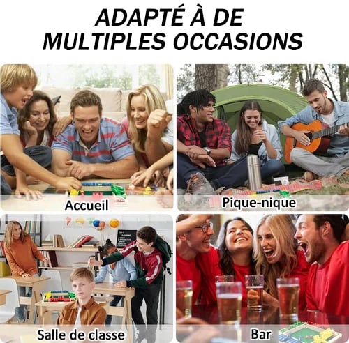 FUN FAMILY GAMES - Shut The Box Board Game