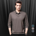 💖50% OFF Limited Sale💖 Men's Faux Two-Piece Long Sleeve Top 👕 – Layered Look, Perfect for Daily/Commute