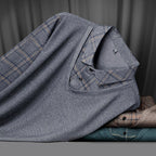 💖50% OFF Limited Sale💖 Men's Faux Two-Piece Long Sleeve Top 👕 – Layered Look, Perfect for Daily/Commute