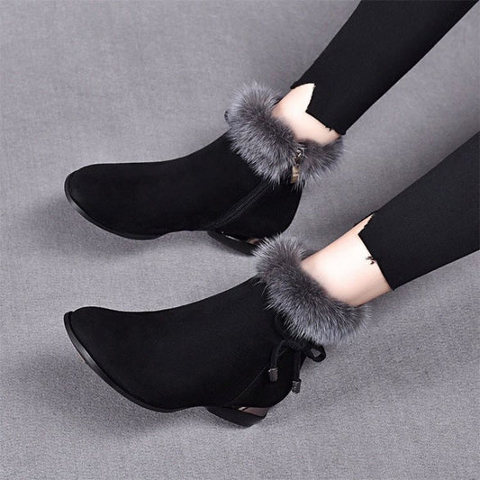 ❄️Winter Specials❄️ Fashionable, warm, thick and non-slip ankle boots for women