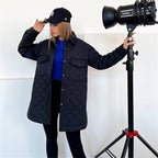 Women's Quilted Lightweight Insulation Jacket with Belt