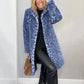 Women's Leopard Print Mid-Length Jacket ✨🐆 – Stylish Versatile Coat, Soft Fabric, Ideal for Autumn/Winter Outfits