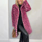 Women's Leopard Print Mid-Length Jacket ✨🐆 – Stylish Versatile Coat, Soft Fabric, Ideal for Autumn/Winter Outfits