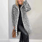 Women's Leopard Print Mid-Length Jacket ✨🐆 – Stylish Versatile Coat, Soft Fabric, Ideal for Autumn/Winter Outfits
