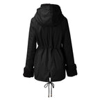 Women’s Parka Jacket with Removable Fluffy Trim