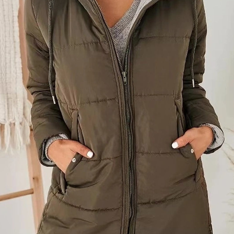 🔥Solid Color Hooded Slim Fit Jacket