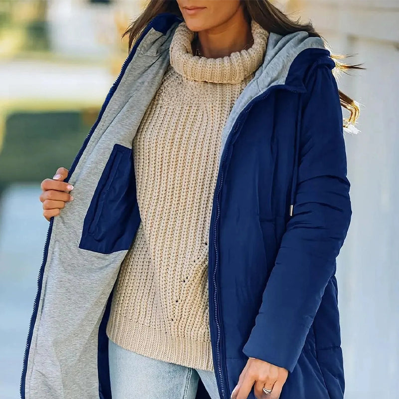 🔥Solid Color Hooded Slim Fit Jacket