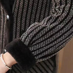 🔥NEW HOT SALE✨High Quality✨Women's Double Breasted Coat with Plush Lining