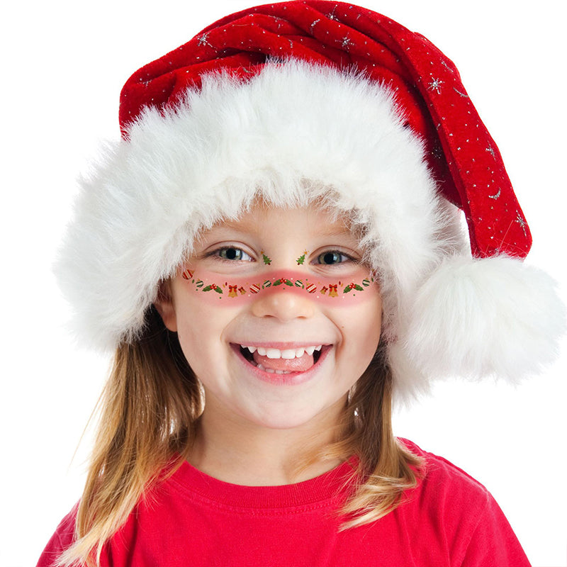 🎅Early Christmas - 50% OFF🎄12 Sheets Christmas Temporary Face Tattoos for Kids