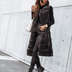 Women's Winter Warm Faux Fur Long Vest