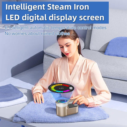 Portable Mini Handheld Rotatable Steamer Iron