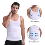 Men's Slimming Tummy Control Chest Undershirt Shapewear