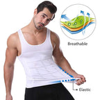 Men's Slimming Tummy Control Chest Undershirt Shapewear