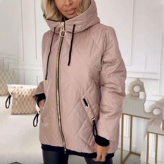 ❄️Winter Specials❄️ Women’s Fashionable High-neck Hip-length Parka Coat