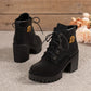🎅 Free Delivery! 🔥 2025 New British Style Martin Boots | Thick Sole for Height Boost (Size 35-42)