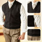 🎅Christmas Sale - 49% OFF🎅 Men's Slim Fit Elegant Knit Vest