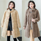 ❄️Winter Specials❄️ Women's Warm Fluffy Stand-Up Collar Coat