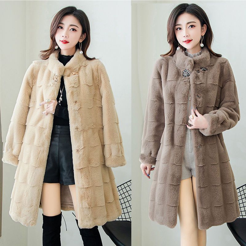 ❄️Winter Specials❄️ Women's Warm Fluffy Stand-Up Collar Coat