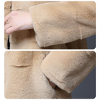 ❄️Winter Specials❄️ Women's Warm Fluffy Stand-Up Collar Coat