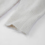 🎅Xmas Sales - 50% OFF🎄Women's Crewneck Solid Color Long Sleeve Sweater