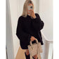 🔥What should I wear tomorrow?💃Women's Warm Mock Neck Loose Fit Sweater