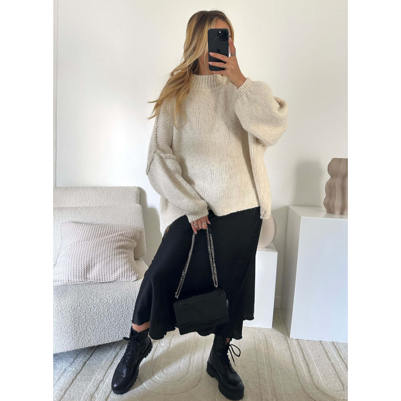 🔥What should I wear tomorrow?💃Women's Warm Mock Neck Loose Fit Sweater
